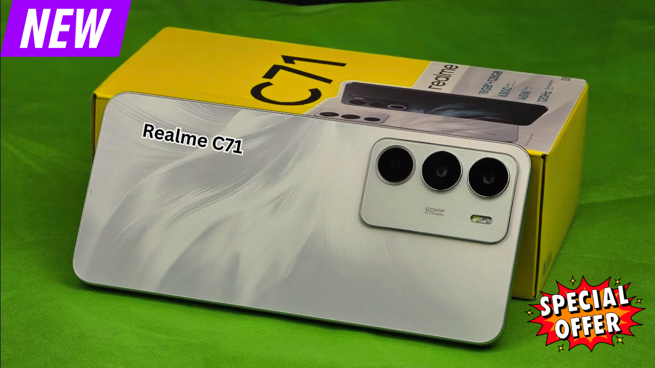 Realme C71 Launched – Budget 5G Phone with 6300mAh Battery & 45W Fast Charging