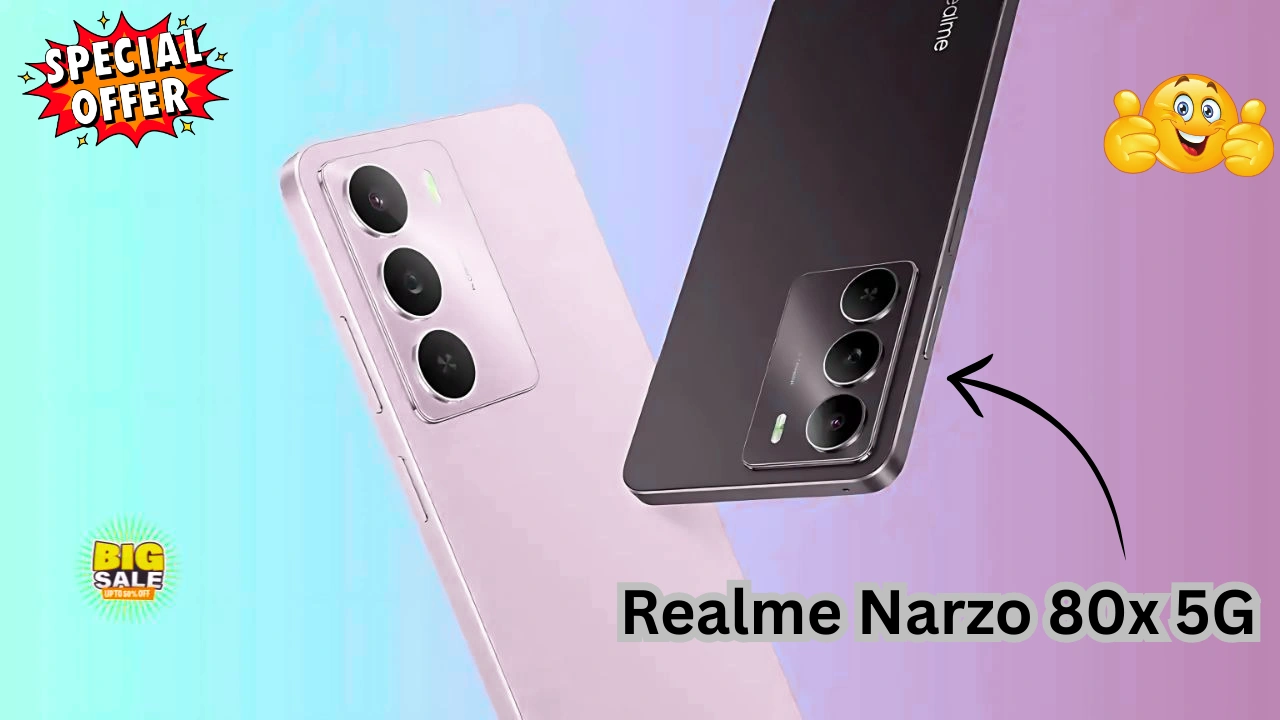 Realme Narzo 80x 5G Launched – Stylish Design, 120Hz Display, Big Battery and Fast Charging