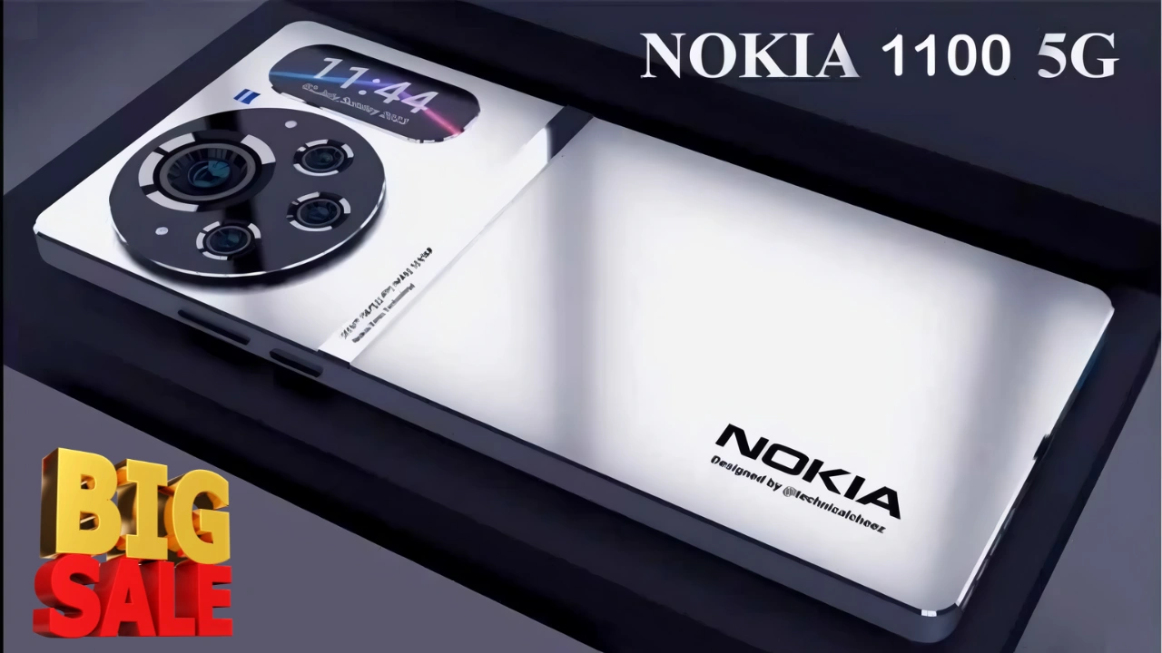 Nokia 1100 5G Luxury Phone Launched: 200MP Camera, 8000mAh Battery, and 512GB Storage
