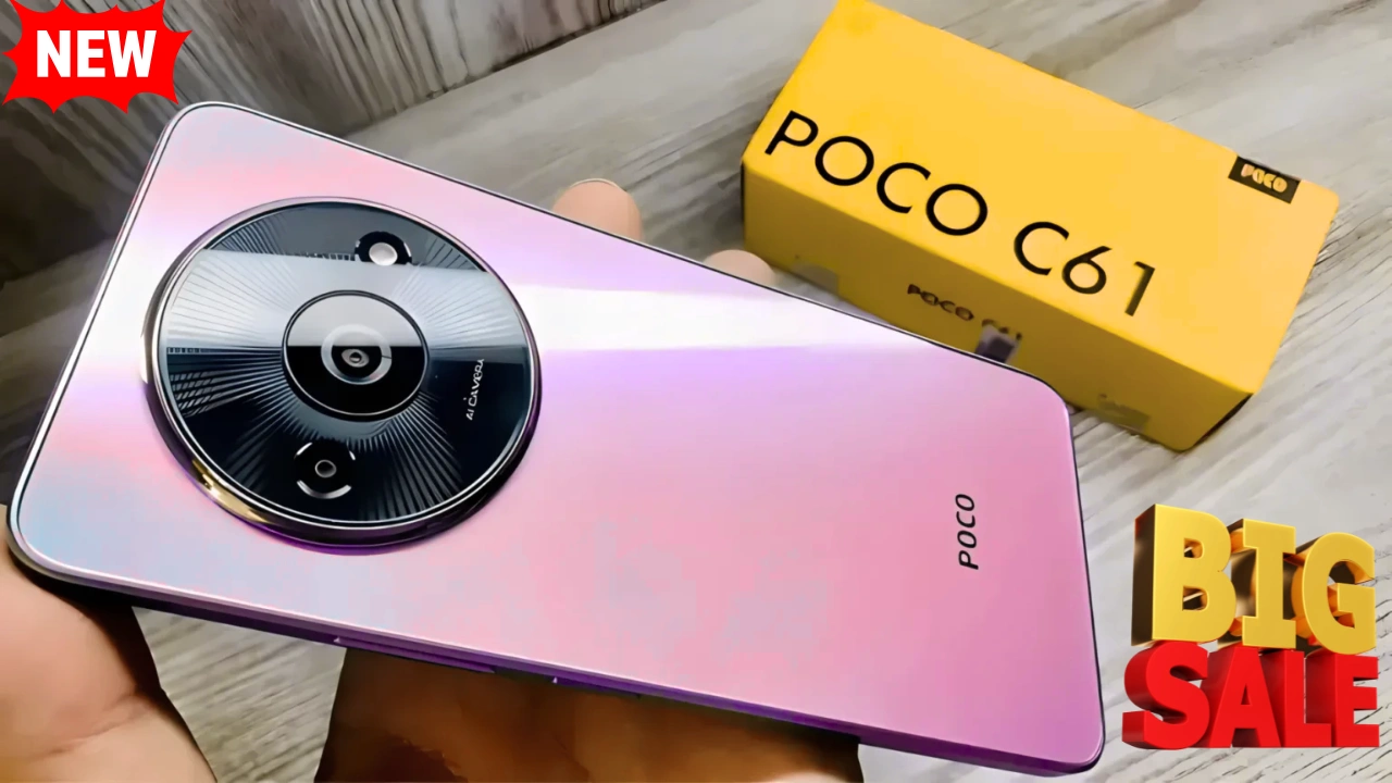 Poco C61 5G Launched in India at Just ₹5,399 – 5500mAh Battery, DSLR-Grade Camera and 5G Connectivity