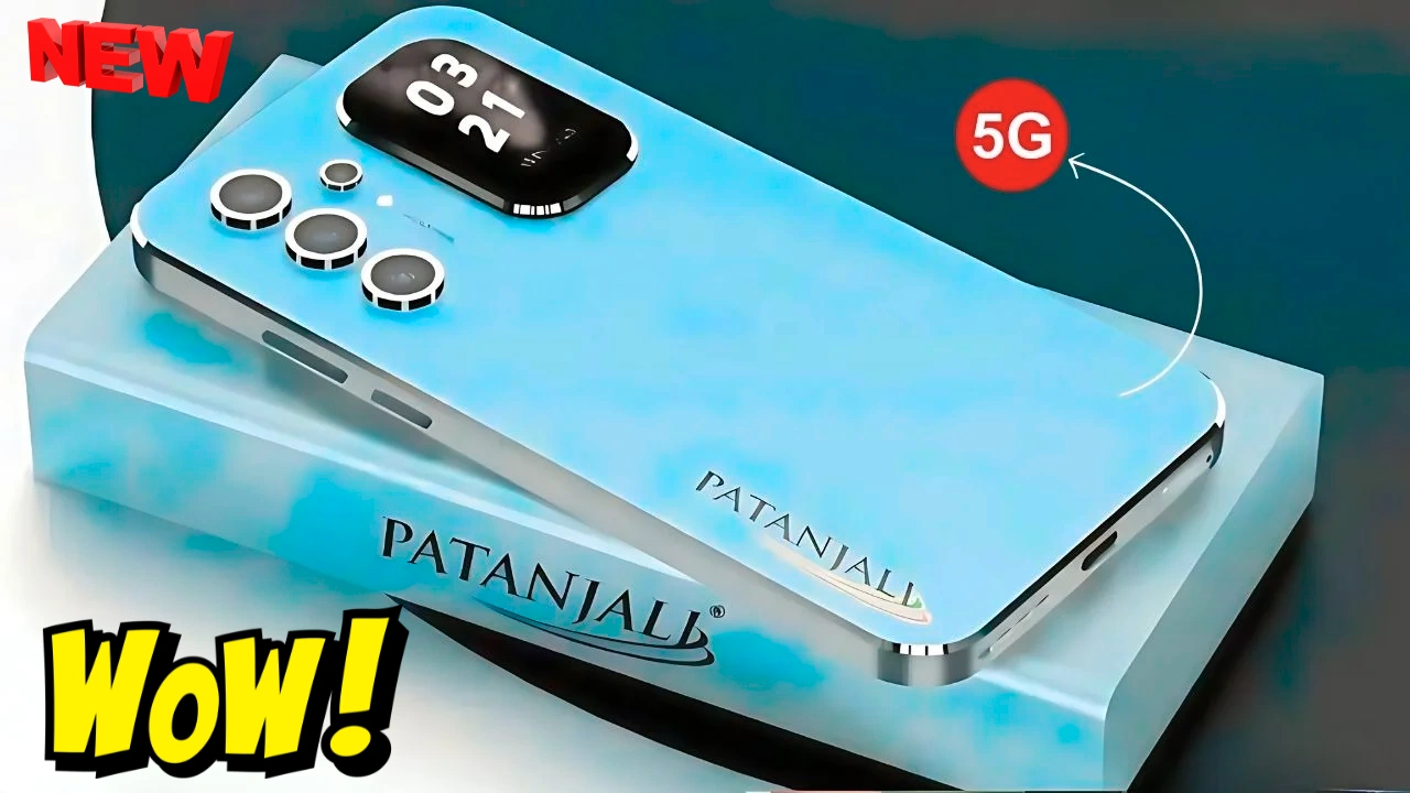 Patanjali 5G Phone Launched – AI Features, DSLR-Quality 250MP Camera & 7000mAh Battery