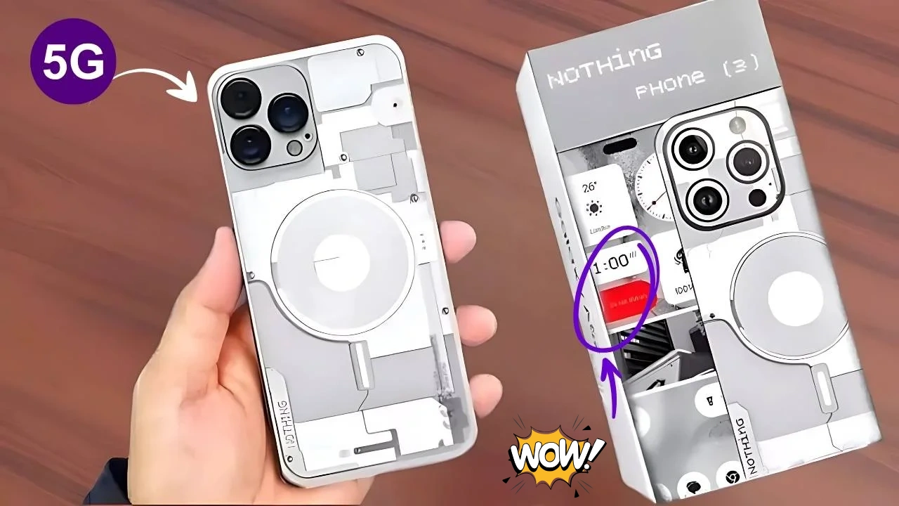 Nothing Phone 3a 5G Launched – 8GB RAM, 256GB Storage & Advanced Camera Features