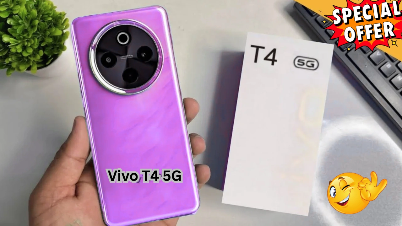 Vivo T4 5G Launched – Premium Design, 7300mAh Battery & 90W Fast Charging