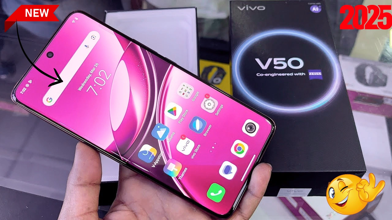 Vivo V50 5G Smartphone: Vivo’s Flagship 5G Phone Now Affordable for Everyone – 5000mAh Battery & 256GB Storage