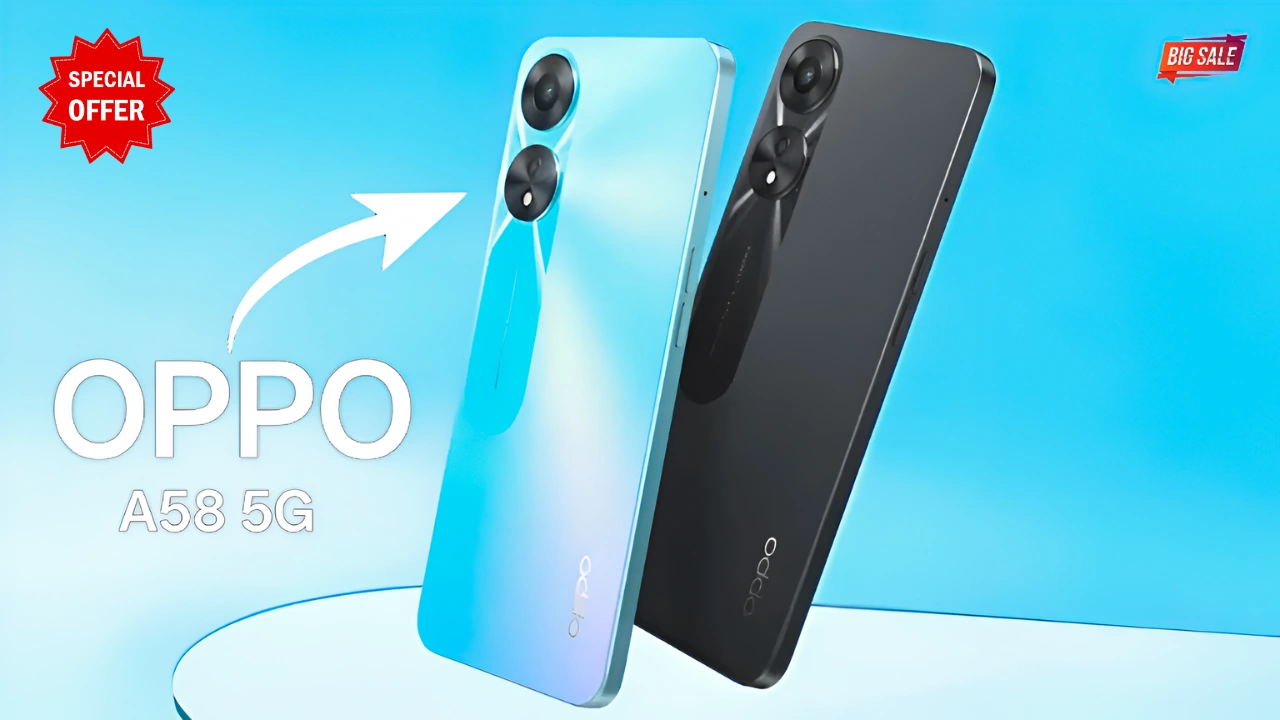 Oppo A58 5G Launched – Affordable 5G Smartphone with 8GB RAM and 5000mAh Battery