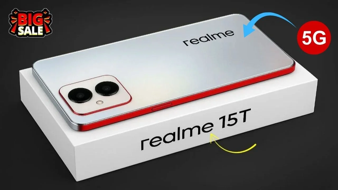 Realme 15T Launched: 50MP Selfie Camera, 7000mAh Battery, and 80W Fast Charging