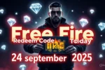 Free Fire Redeem Code Today – 24 september 2025: Free Rewards for All Players